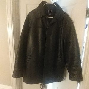 Gap Of Leather heavy jacket.